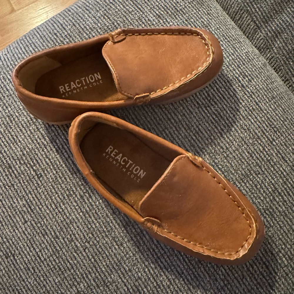 Reaction Kenneth Cole Kids' Brown Dress Loafers